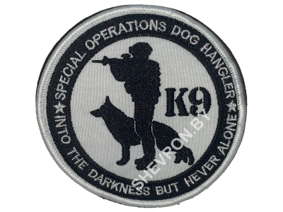 Шеврон "К-9" (круглый)